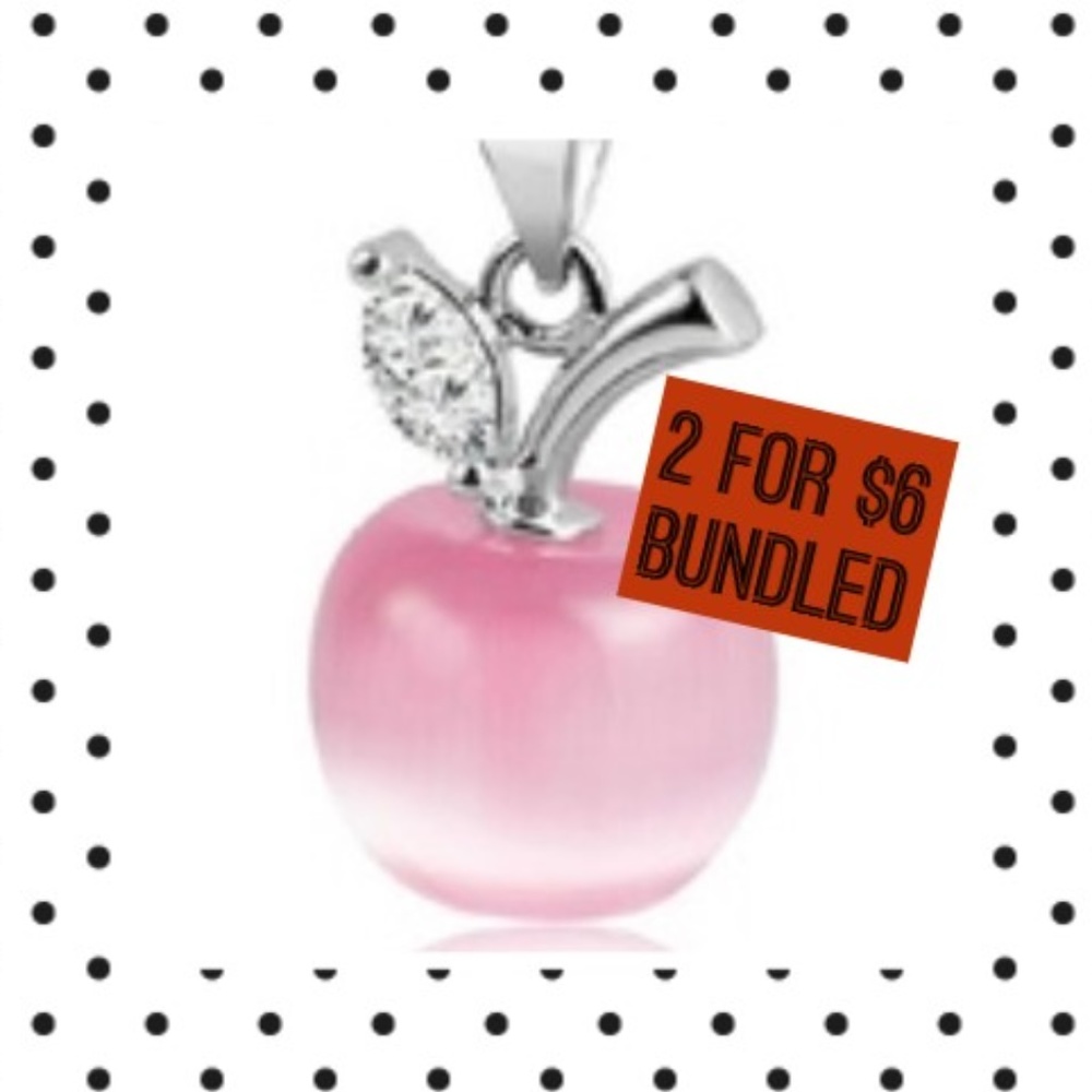 🔖🔖Apple Pendant 925 Sterling Silver🔖🔖